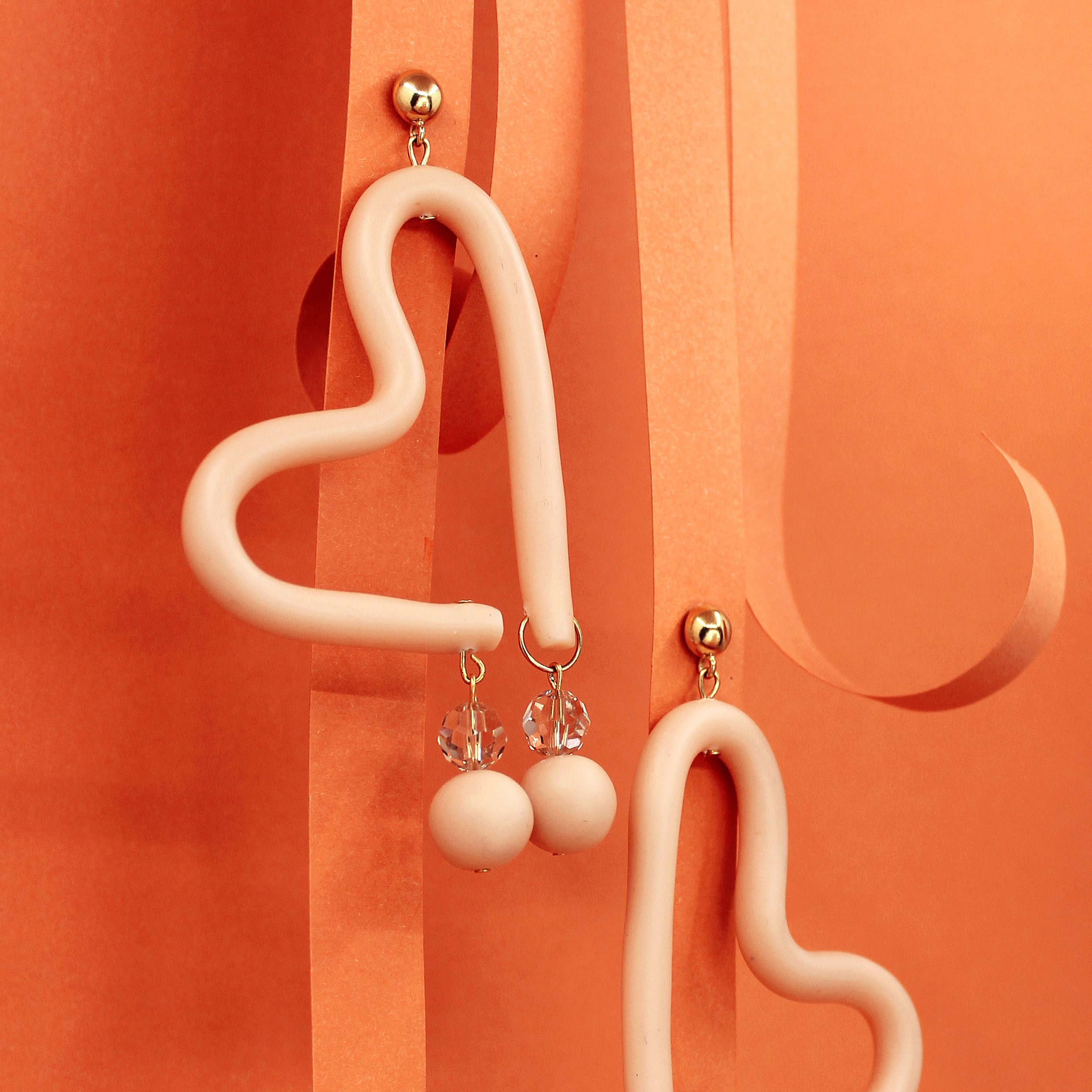 mallorca love blush earring