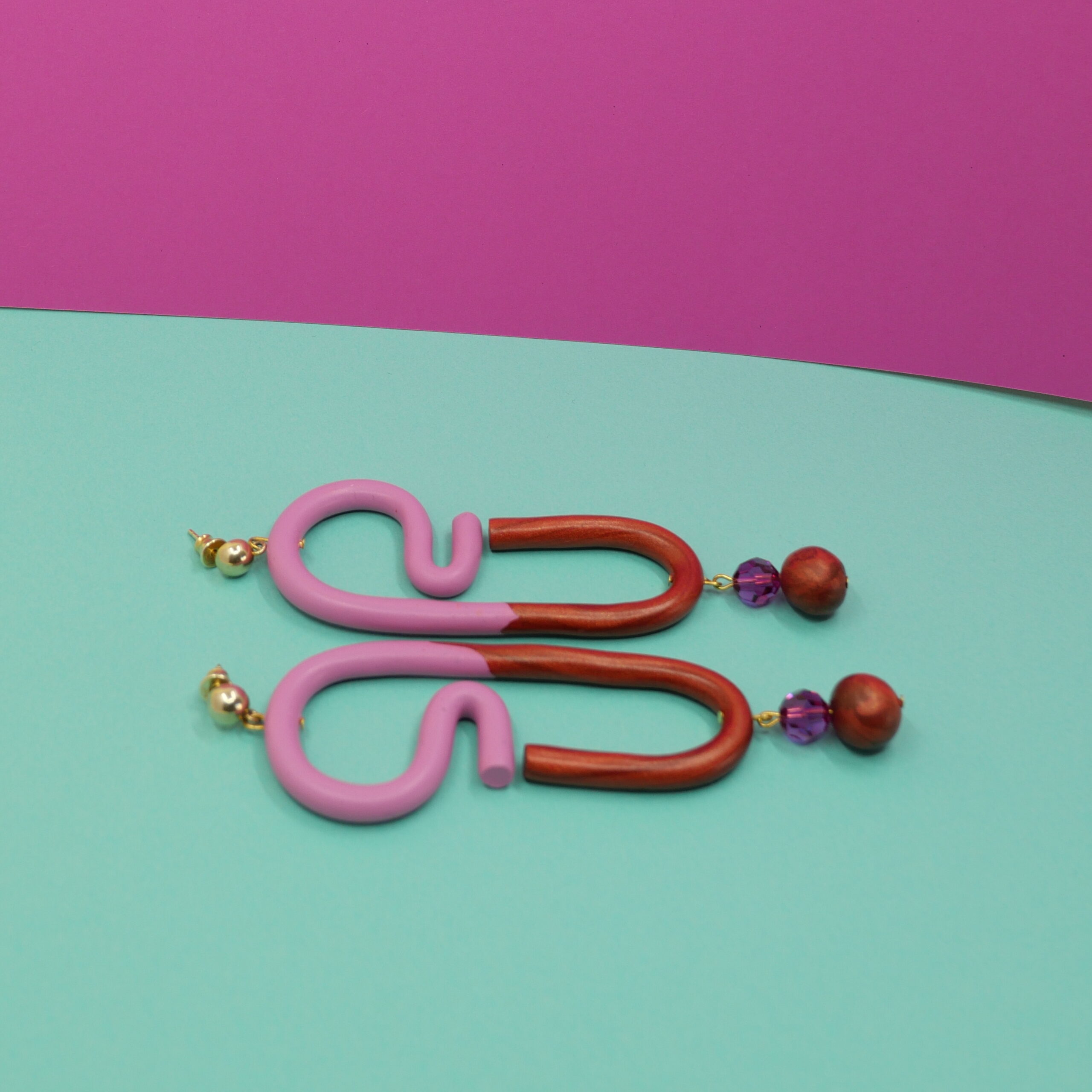 curl heat earrings